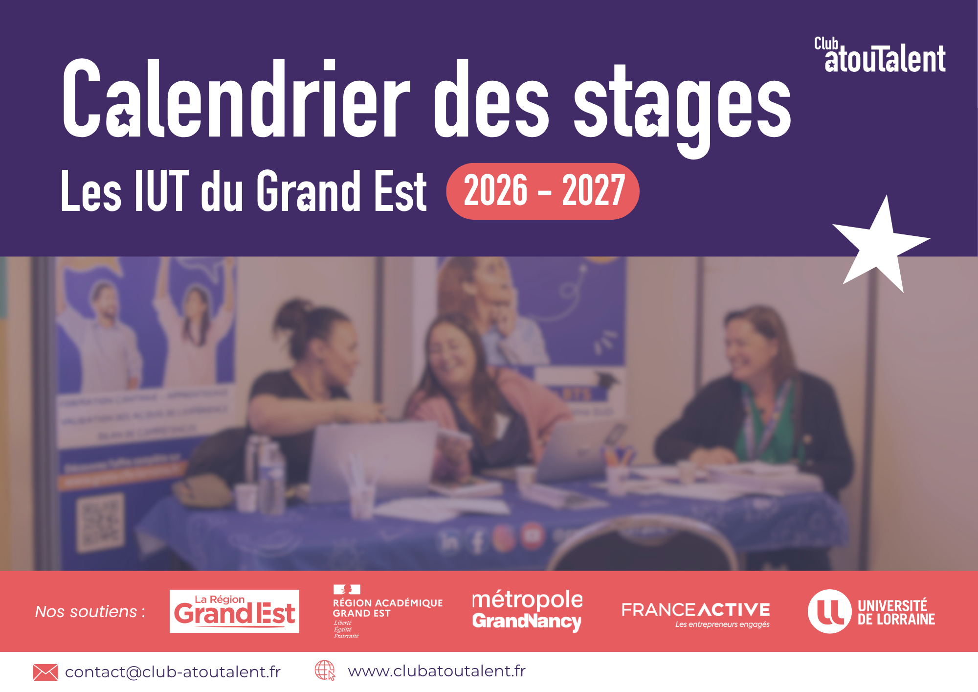 Calendrier des stages 2026 - 2027